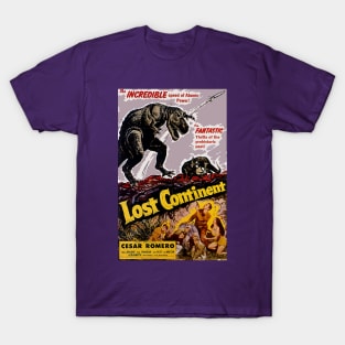 Classic Science Fiction Movie Poster - Lost Continent T-Shirt